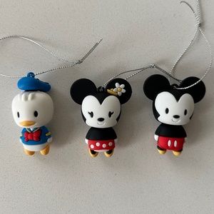 Hallmark "Mickey and Friends" Disney Mystery Christmas Ornaments (Set of 3)